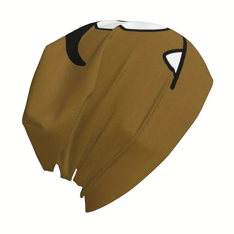 Goomba Face Brown Beanie