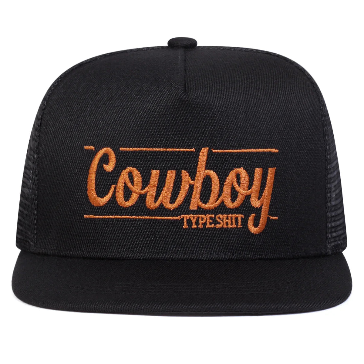 Cowboy Type Shit Trucker Snapback Cap