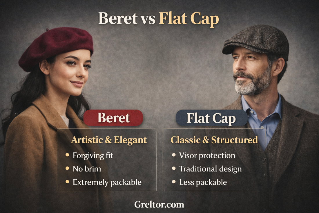 Beret vs Flat Cap