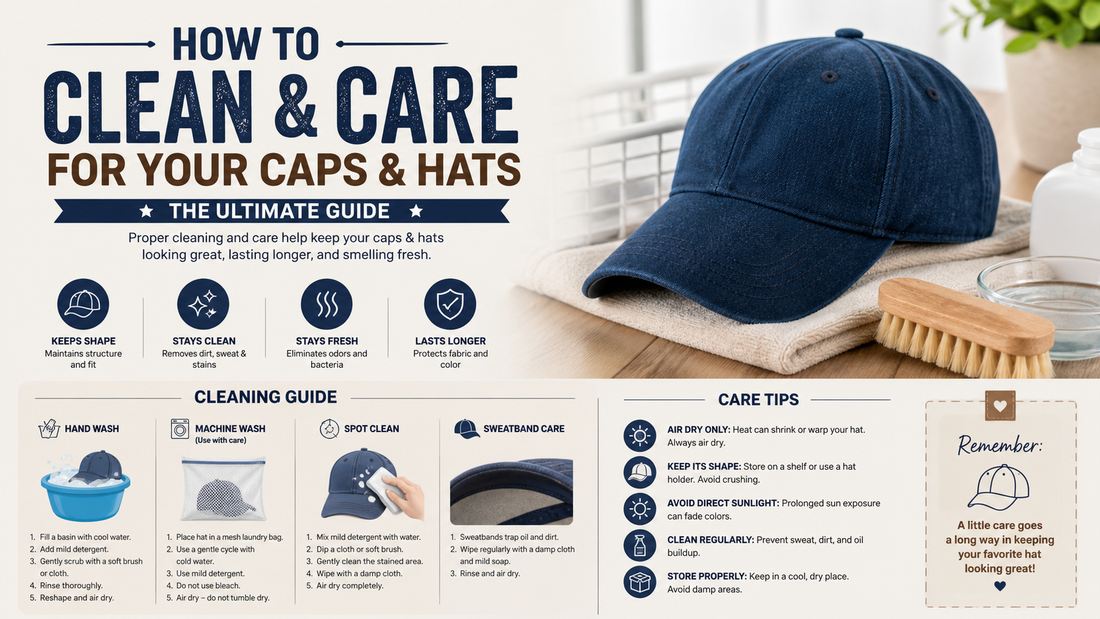 How to Clean and Care for Your Caps & Hats: The Ultimate Guide