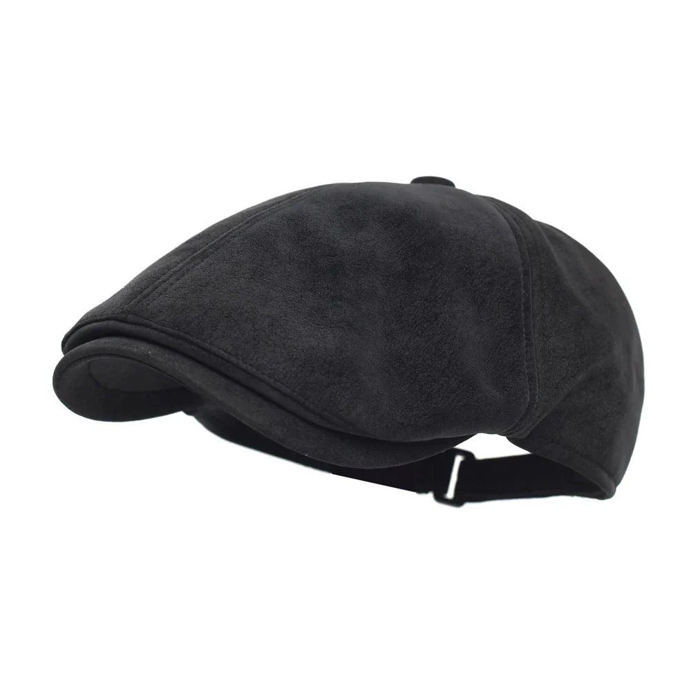 Allerton Vintage Leather Flat Cap