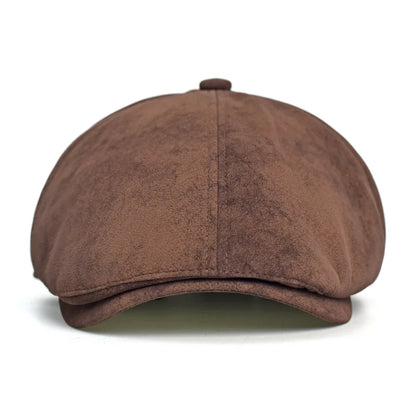 Allerton Vintage Leather Flat Cap