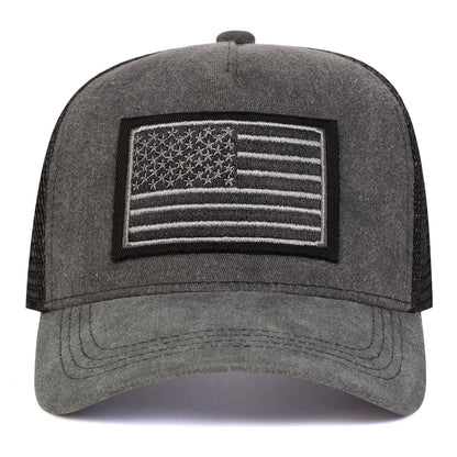 American Flag Summer Trucker Cap