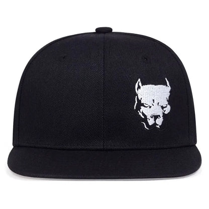 American Rottweiler Black Snapback Cap