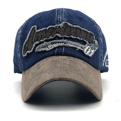 Americana Vintage Denim Baseball Cap