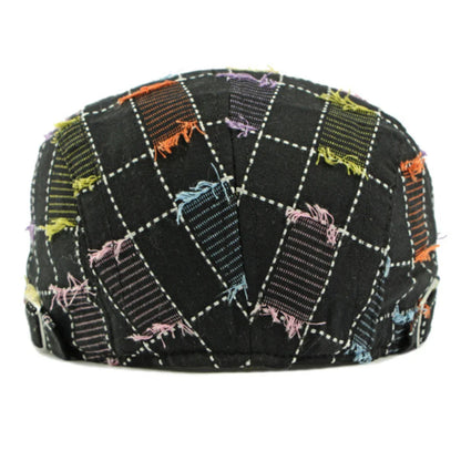 Anderson Knitted Plaid Flat Cap