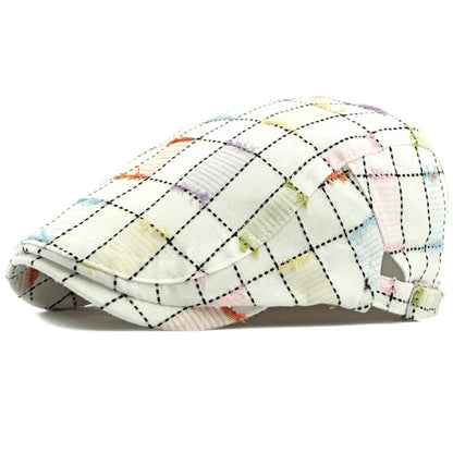 Anderson Knitted Plaid Flat Cap