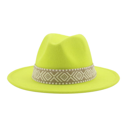 Arenys Mosaic Band Fedora Hat