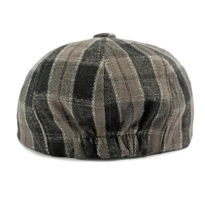 Artois Tartan Newsboy Cap
