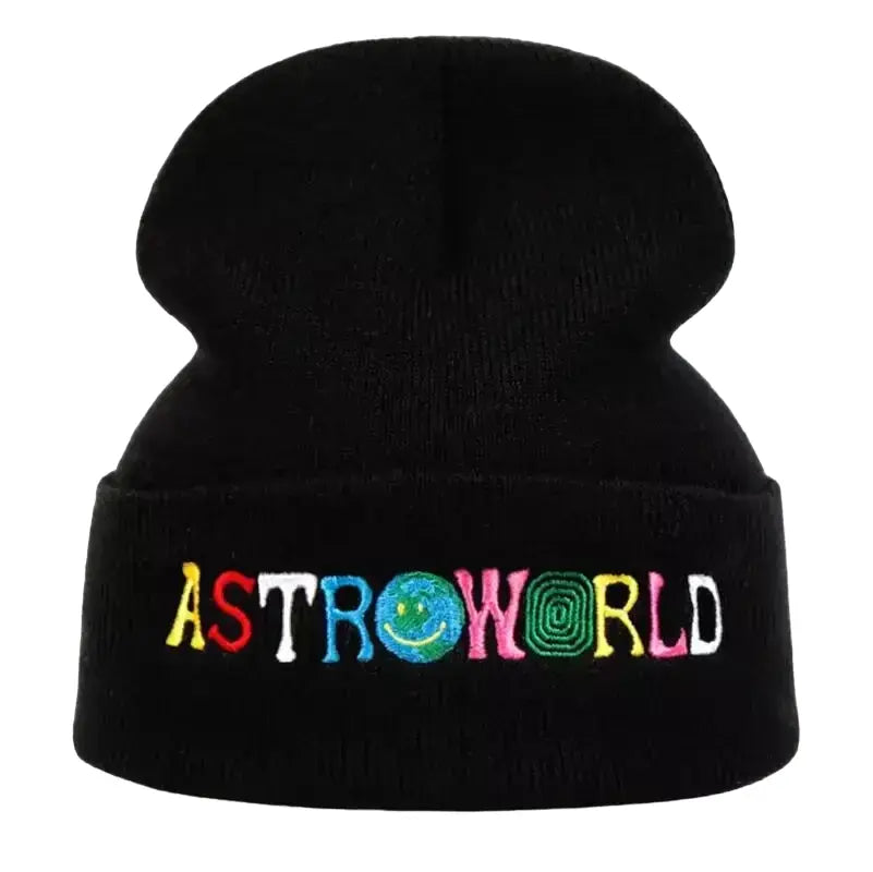 Astroworld Black Classic Beanie