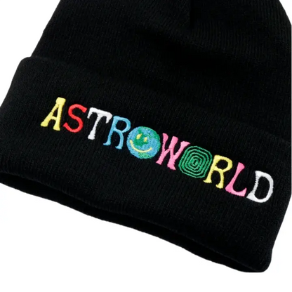 Astroworld Black Classic Beanie