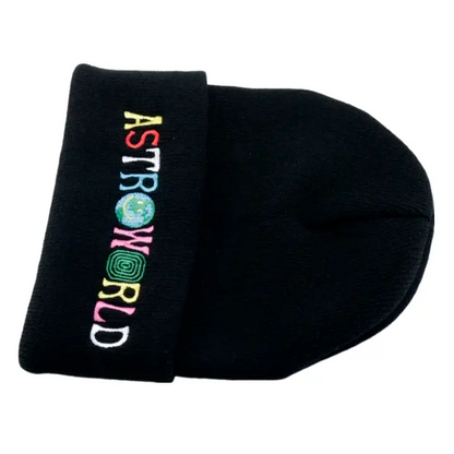 Astroworld Black Classic Beanie
