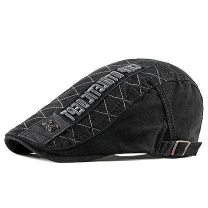 Athletic Retro Rhombuses Flat Cap