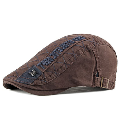 Athletic Retro Rhombuses Flat Cap