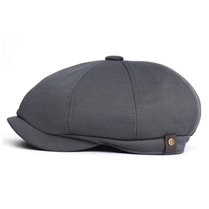 Auzat Plain Newsboy Cap