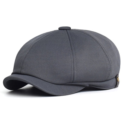 Auzat Plain Newsboy Cap