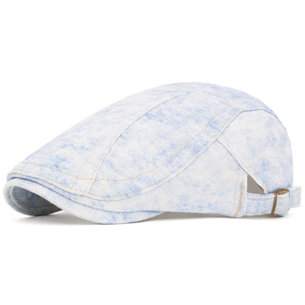 Begbie Stained Cotton Flat Cap