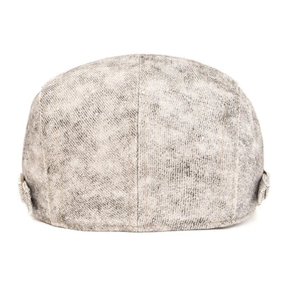 Begbie Stained Cotton Flat Cap