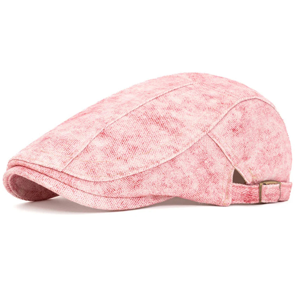 Begbie Stained Cotton Flat Cap