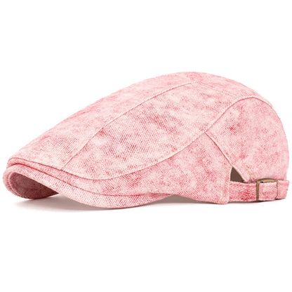 Begbie Stained Cotton Flat Cap