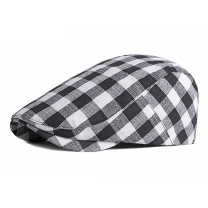 Berck Plaid Cotton Flat Cap