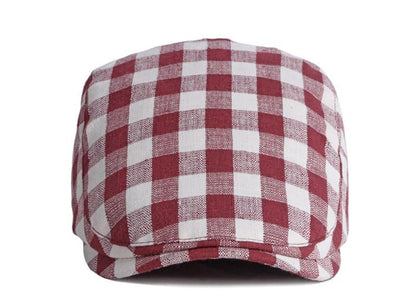 Berck Plaid Cotton Flat Cap