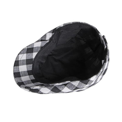 Berck Plaid Cotton Flat Cap