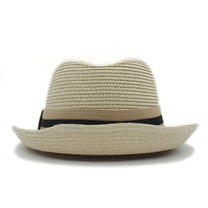 Bianco Summer Straw Trilby Hat
