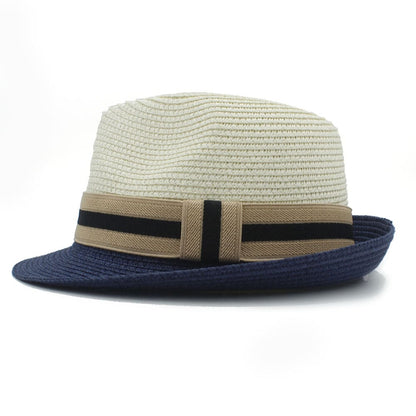 Bianco Summer Straw Trilby Hat