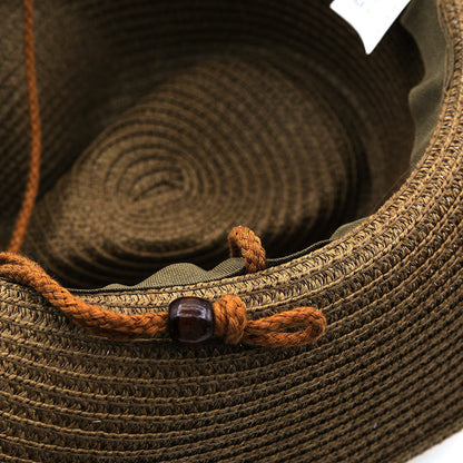 breathable-adjustable-beach-sun-straw-vegetable-fibre-western