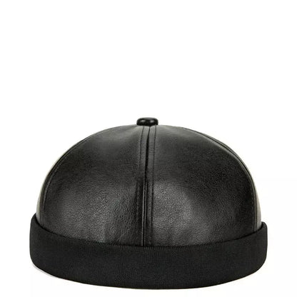 Bottineau Leather Docker Cap