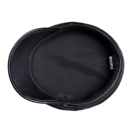 Bouillon Genuine Leather Sailor Cap