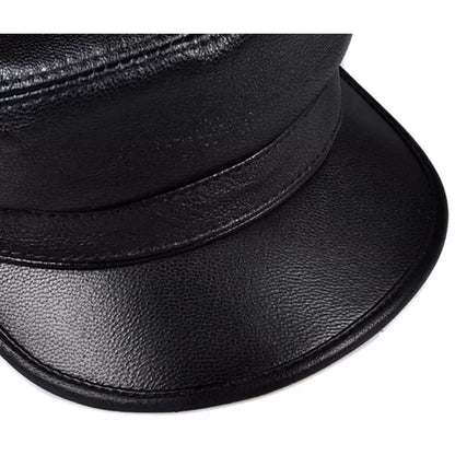 Bouillon Genuine Leather Sailor Cap