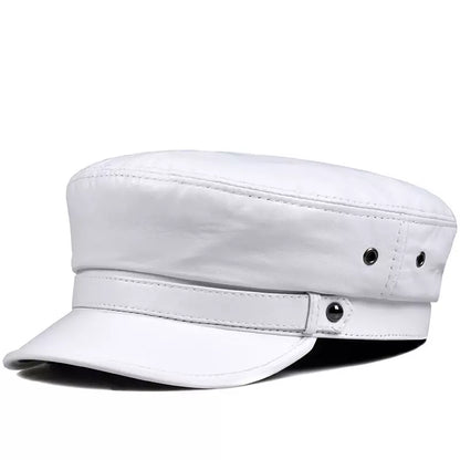 Bouillon Genuine Leather Sailor Cap