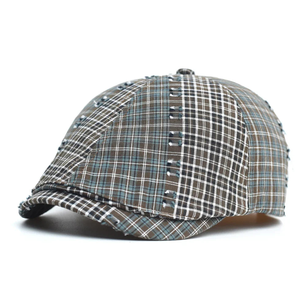 Boulogne Patchwork Gatsby Cap