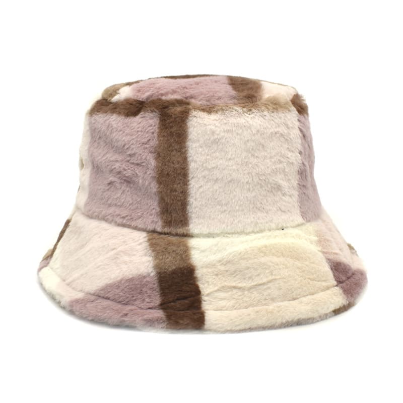 plaid-fisherman-headwear-winter-furry-panels