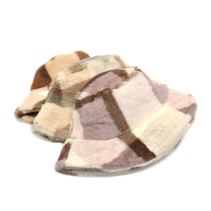 plaid-fisherman-headwear-winter-furry-panels