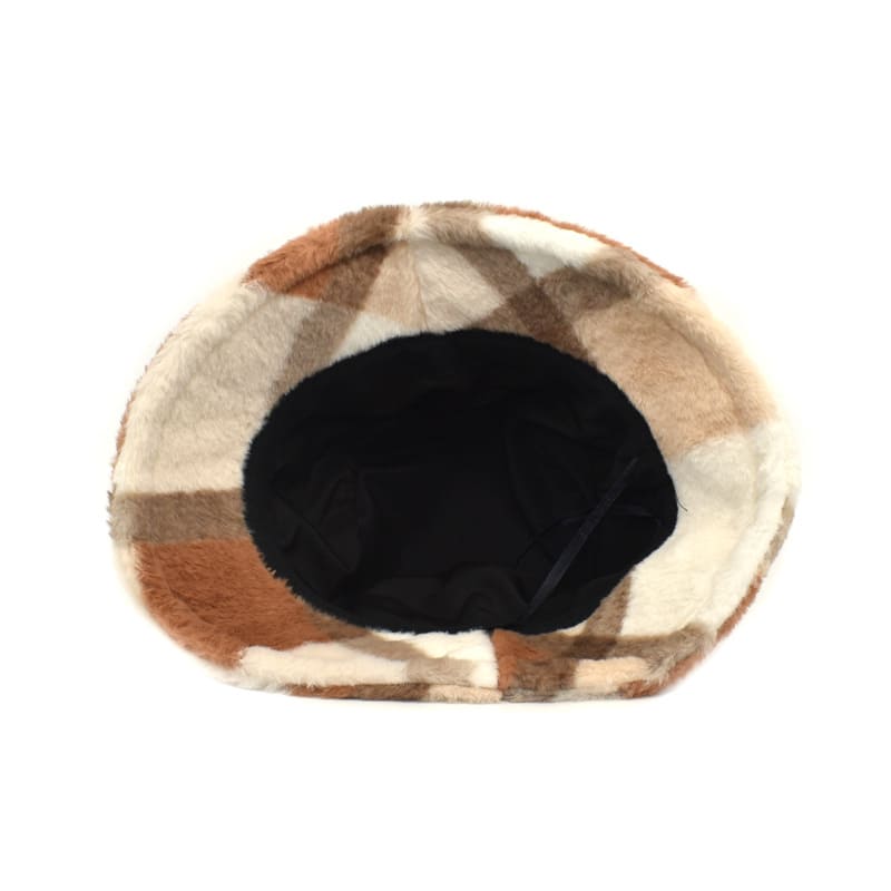 plaid-fisherman-headwear-winter-furry-panels