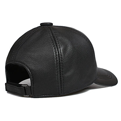 Buenos Dias Genuine Leather Baseball Cap