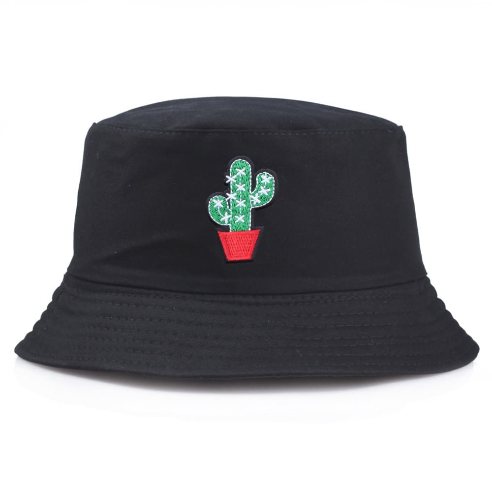 floral-minimalist-plain-fisherman-headwear