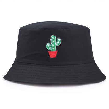 floral-minimalist-plain-fisherman-headwear