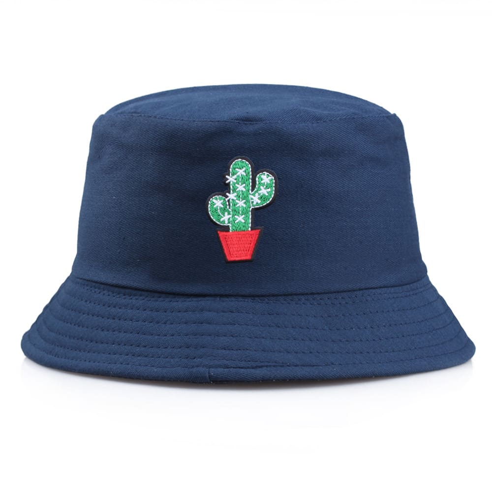 floral-minimalist-plain-fisherman-headwear