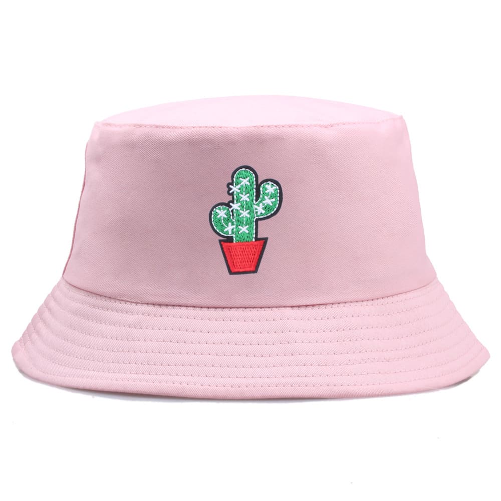 floral-minimalist-plain-fisherman-headwear