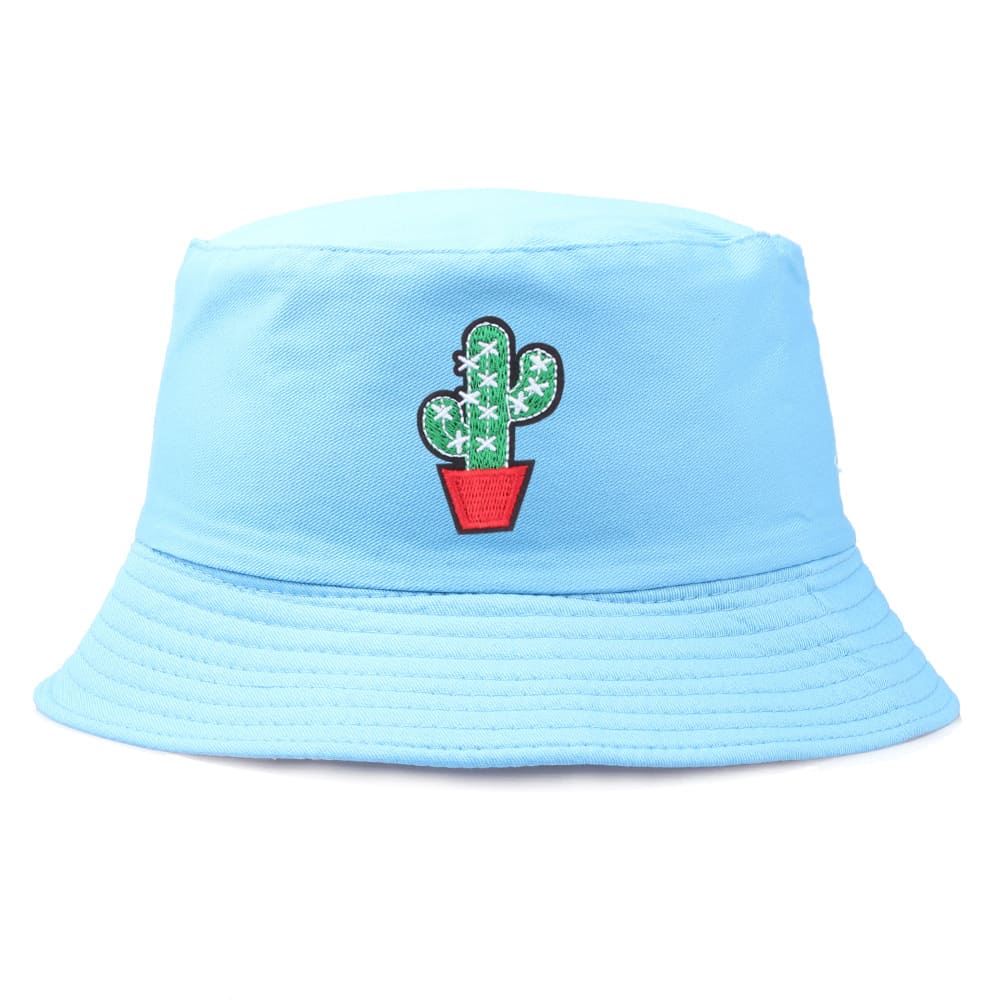 floral-minimalist-plain-fisherman-headwear