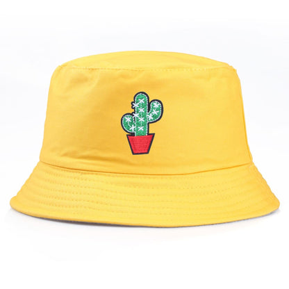 floral-minimalist-plain-fisherman-headwear