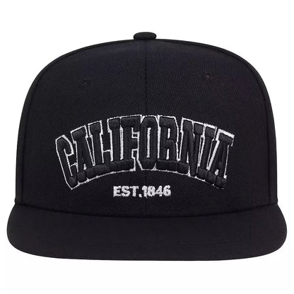 California 1846 Black Snapback Cap