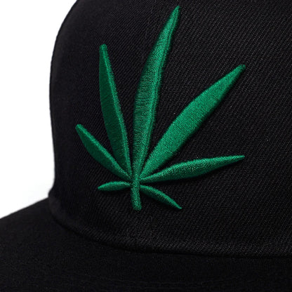 Cannabis Leaf Classic Snapback Cap