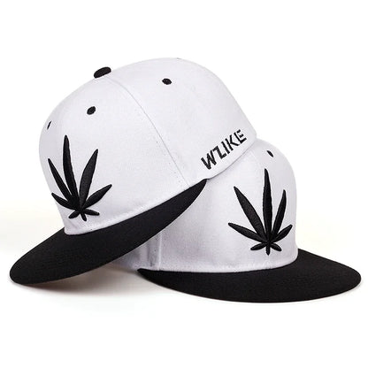 Cannabis Leaf Classic Snapback Cap