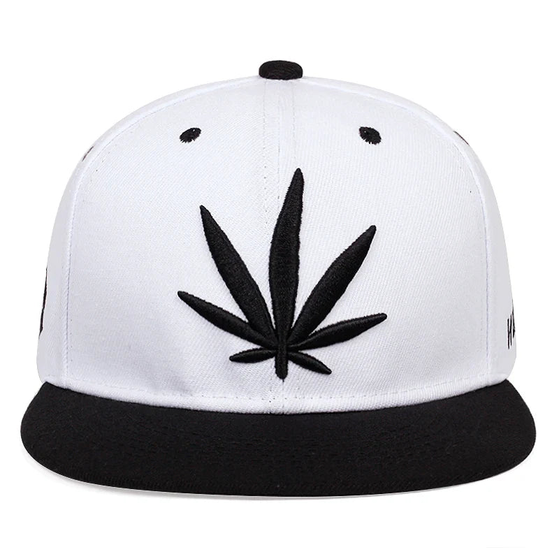 Cannabis Leaf Classic Snapback Cap