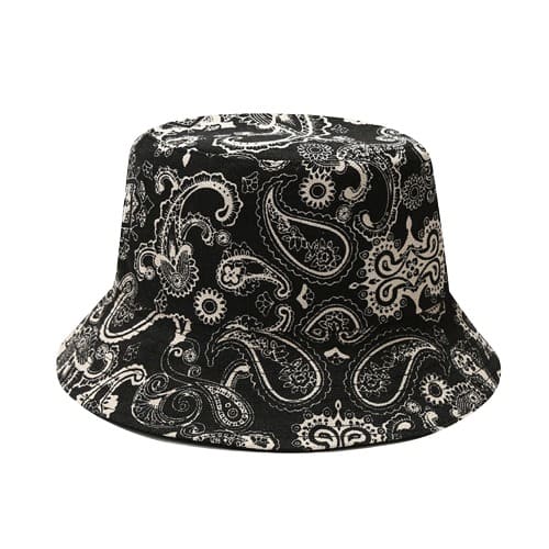 gangsta-hood-90s-fisherman-headwear-plain-black-cotton